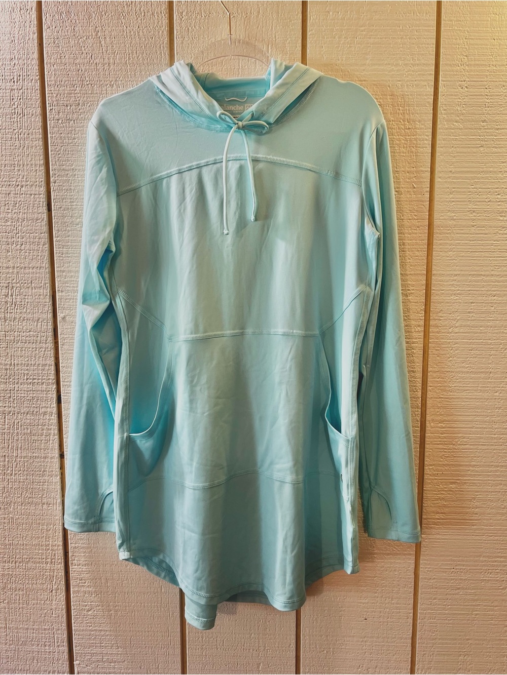 Avalanche Light Aqua Hooded Active Tunic